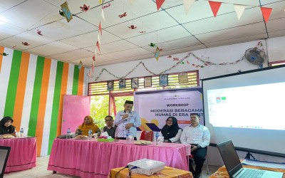 MI Alkhairaat Mogolaing - Workshop moderasi beragama dan media
