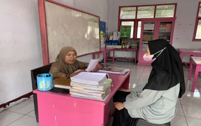 Kepmad melaksanakan Tes Calon Guru MI Alkhairaat Mogolaing